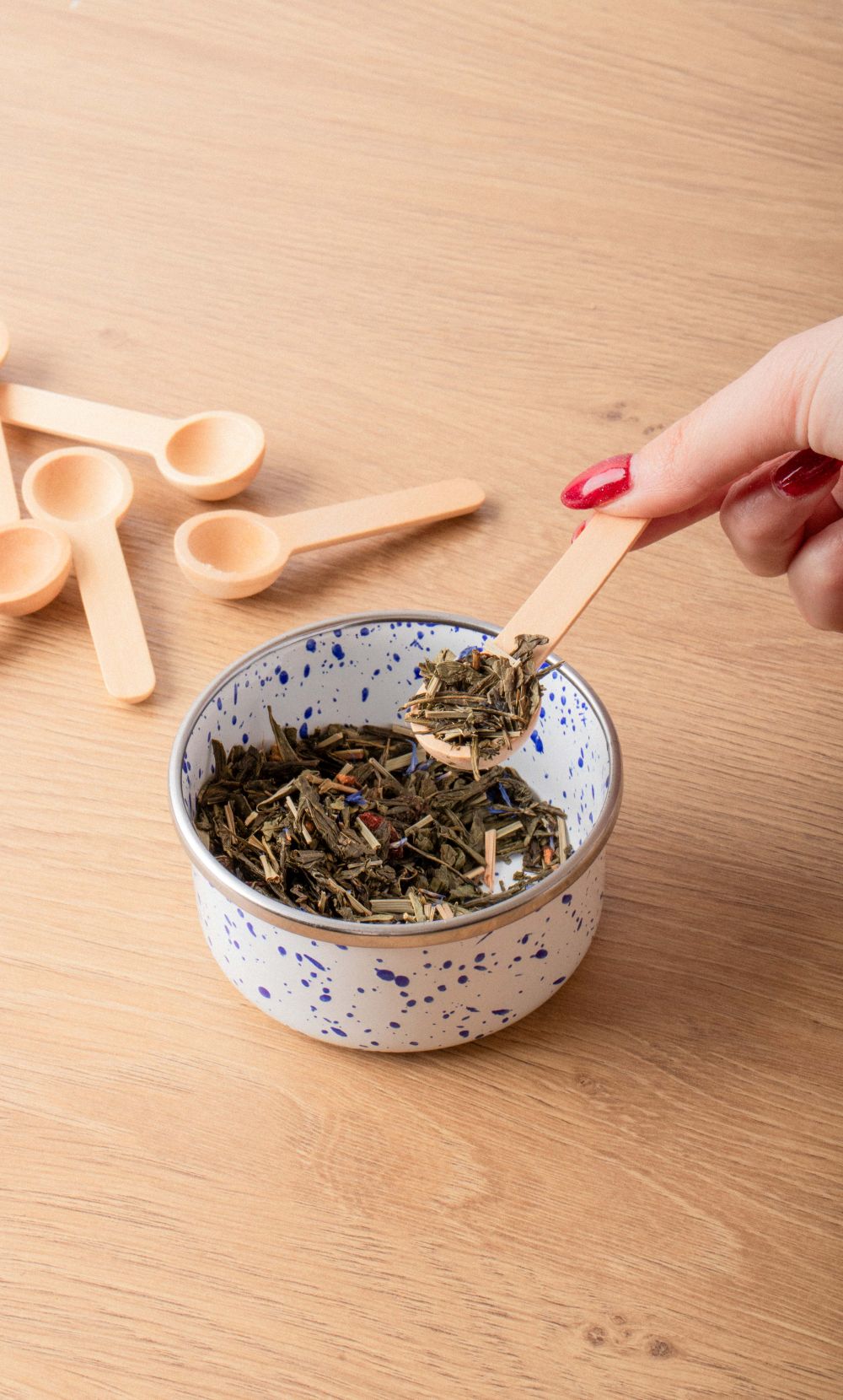 12'li Ahşap Bambu Mini Ölçek Baharat Kaşığı Set – 7 cm