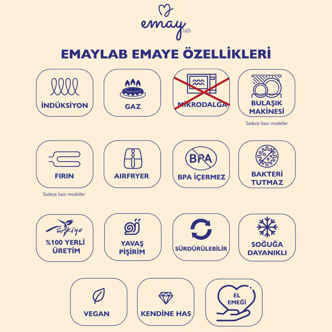Retro Hippie Emaye Vazo/Kaşıklık