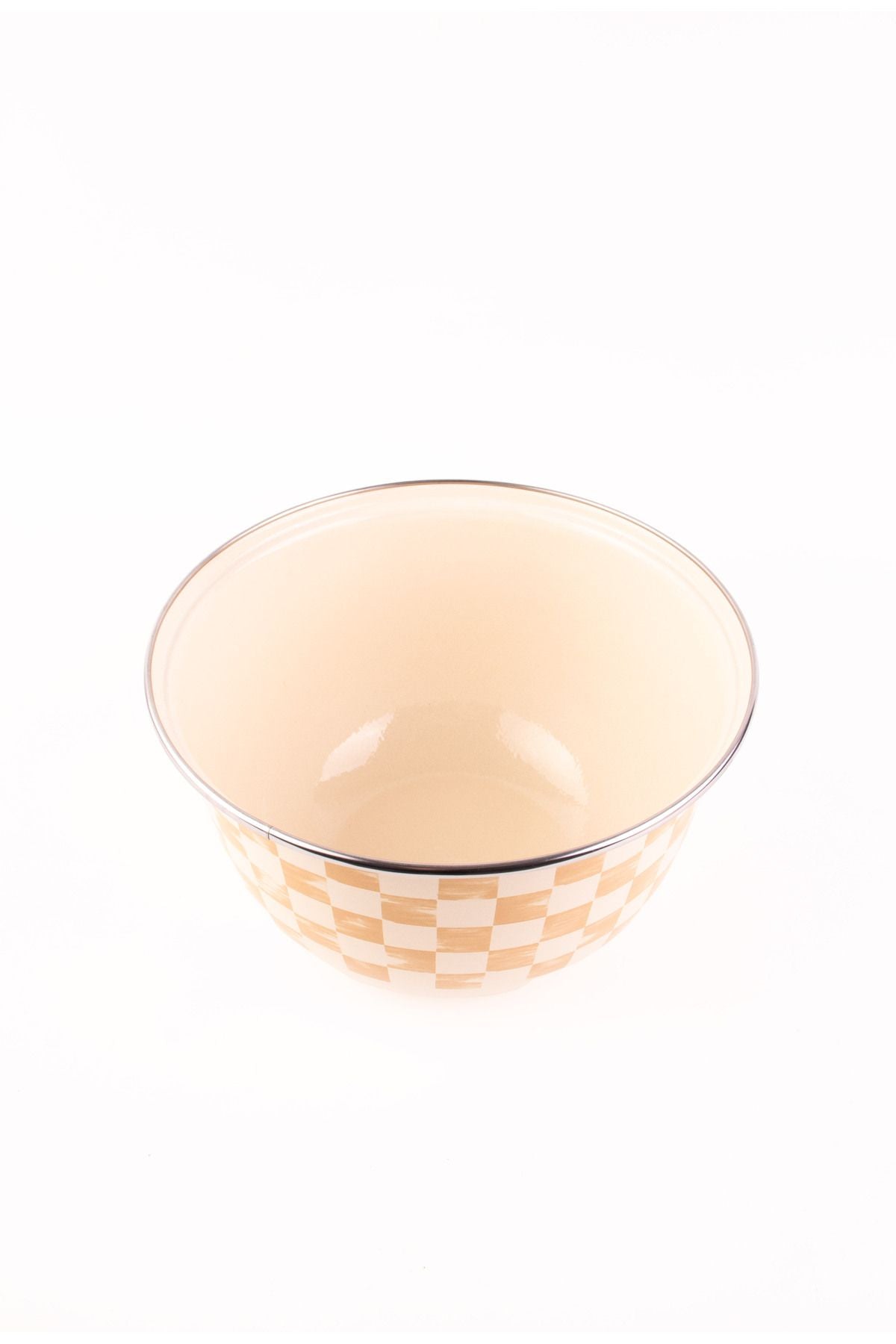 Beige Emaye Karıştırma Kabı 24cm - 4Lt