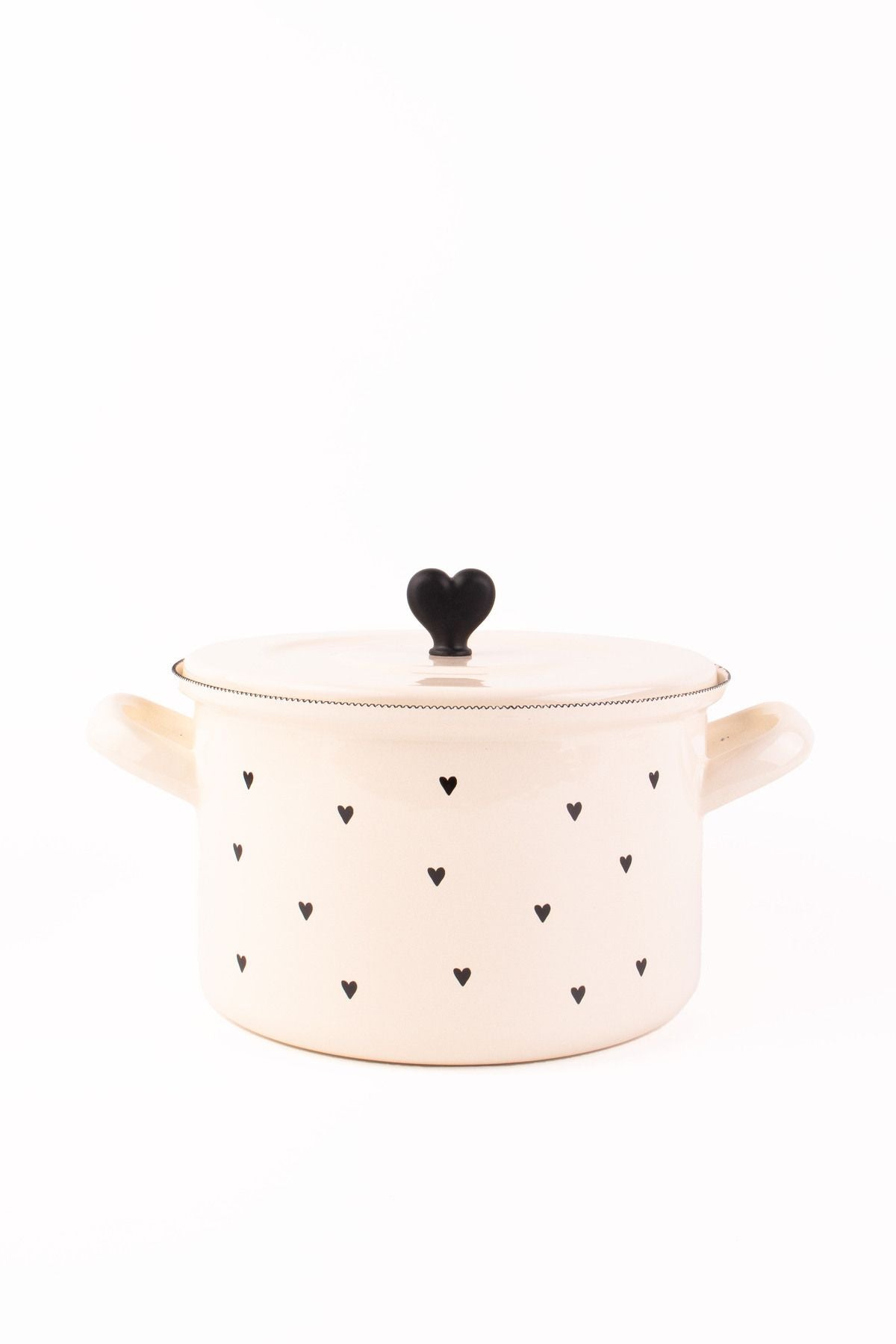 Black Cupid Emaye 20cm Tencere- 3 Litre