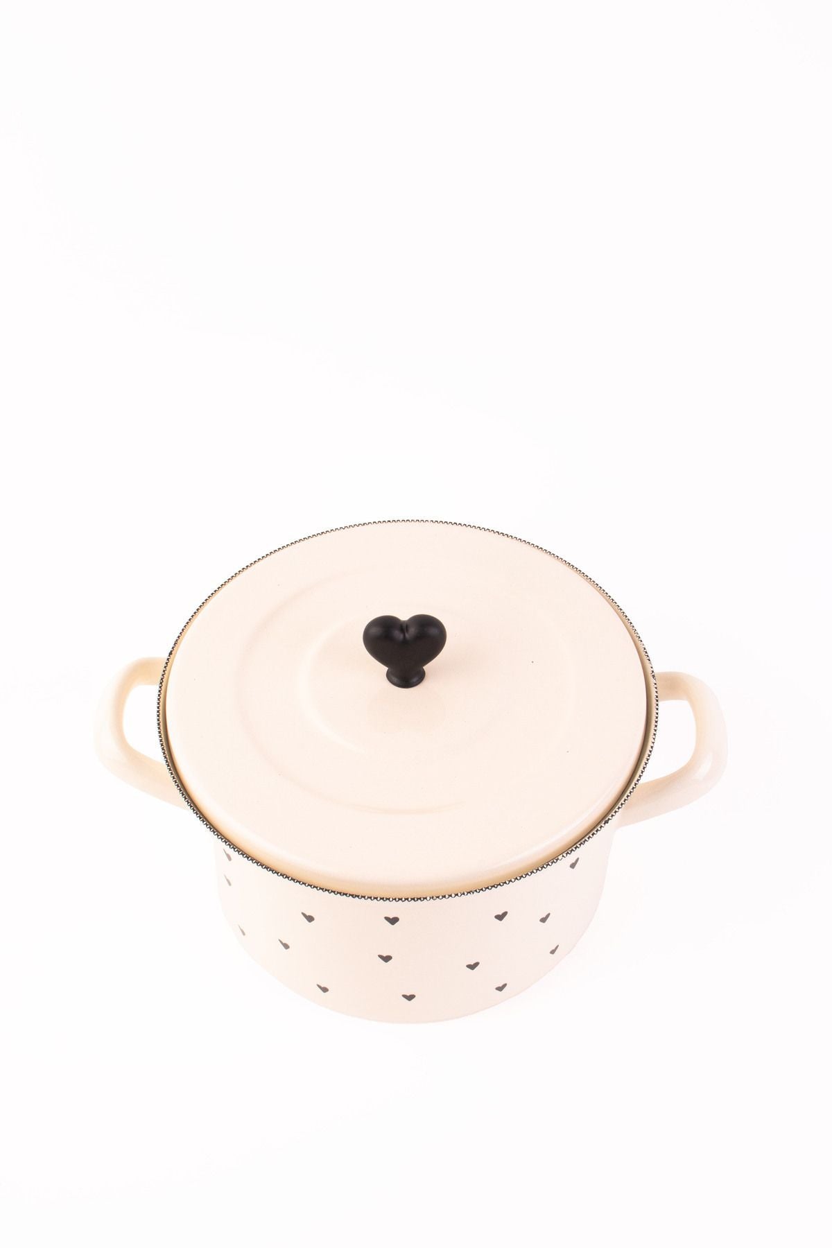 Black Cupid Emaye 20cm Tencere- 3 Litre