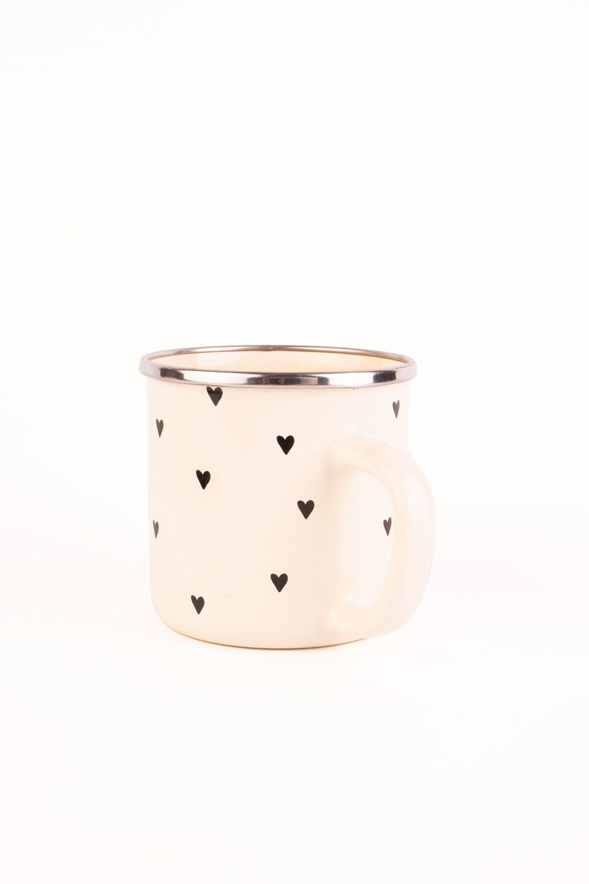 Black Cupid Emaye Kupa