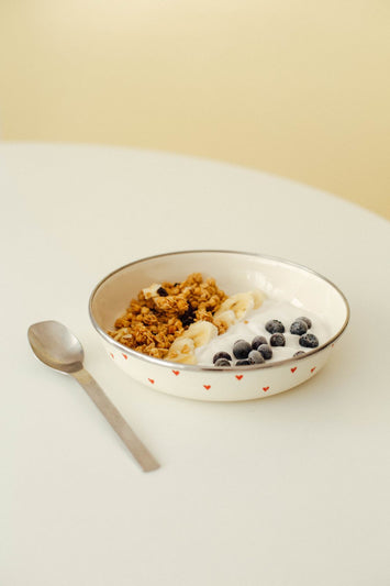 Cupid Emaye Bowl Tabağı - Bowl Kase - Salata Kasesi - Sunum Kasesi 21cm