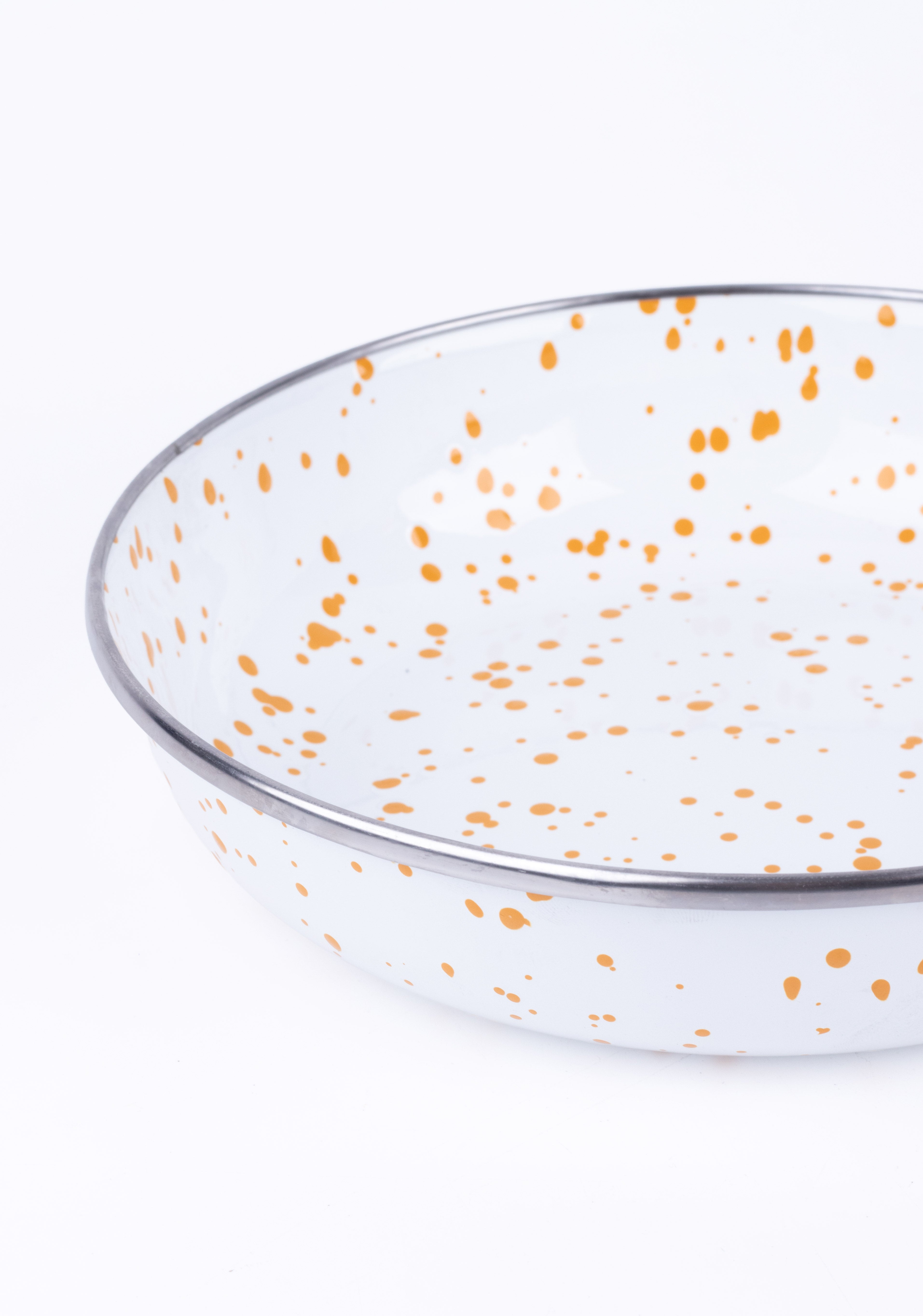 EMAYlab Speckles Bowl Tabağı - Bowl Kase - Salata Kasesi - Sunum Kasesi 21cm