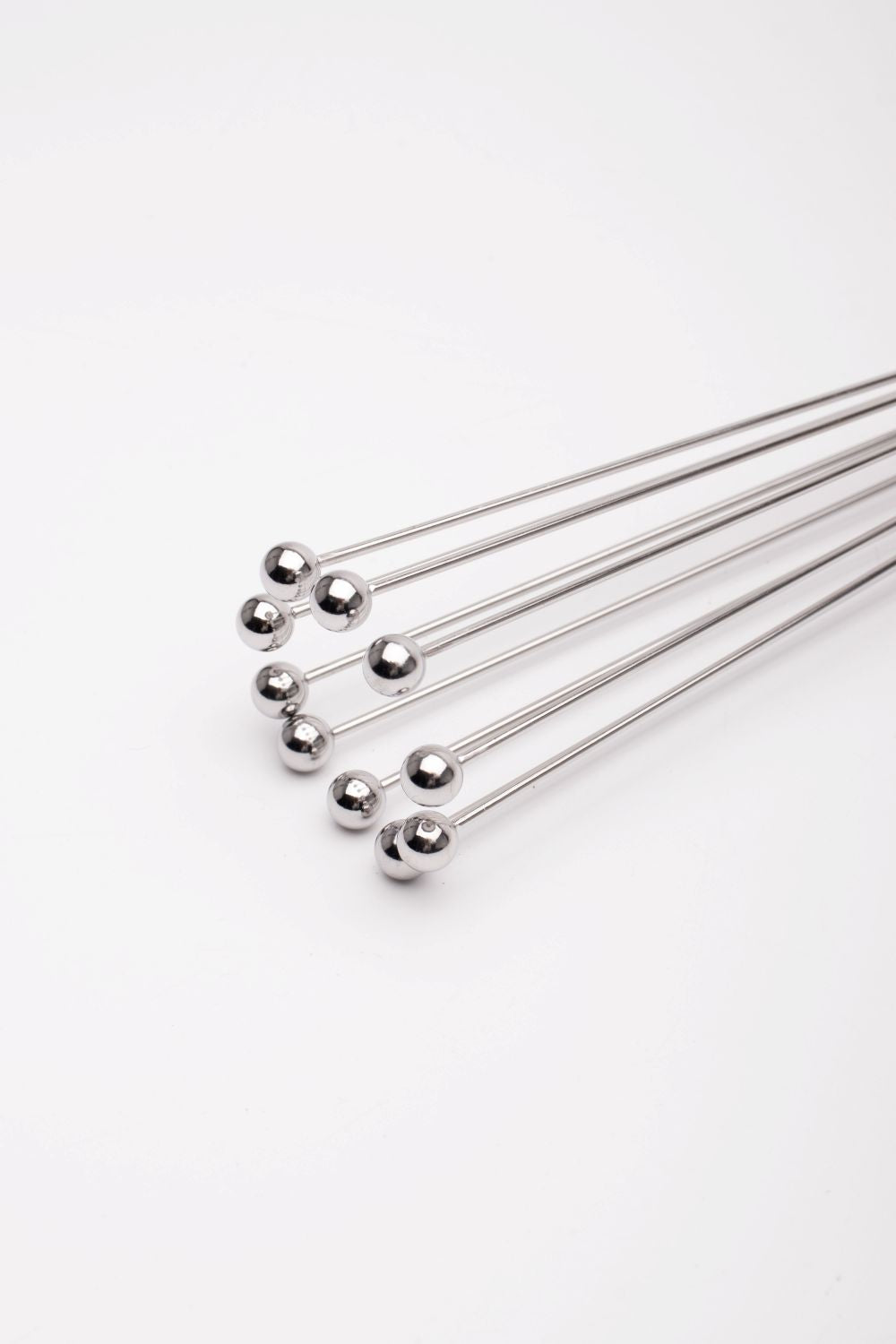 Emaylab Ayarlanabilir Paslanmaz Çelik Metal Boncuk Top Uçlu Sos Karıştırıcı ve Yumurta Çırpıcı