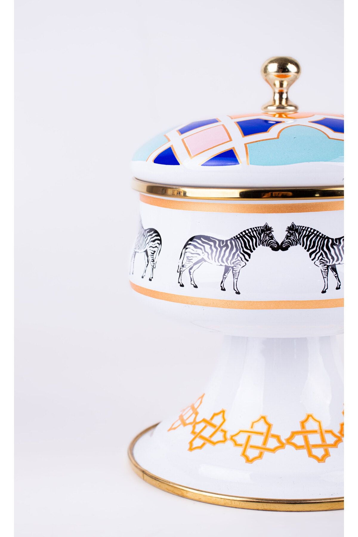 Jaolu Zebra Desenli Şekerlik