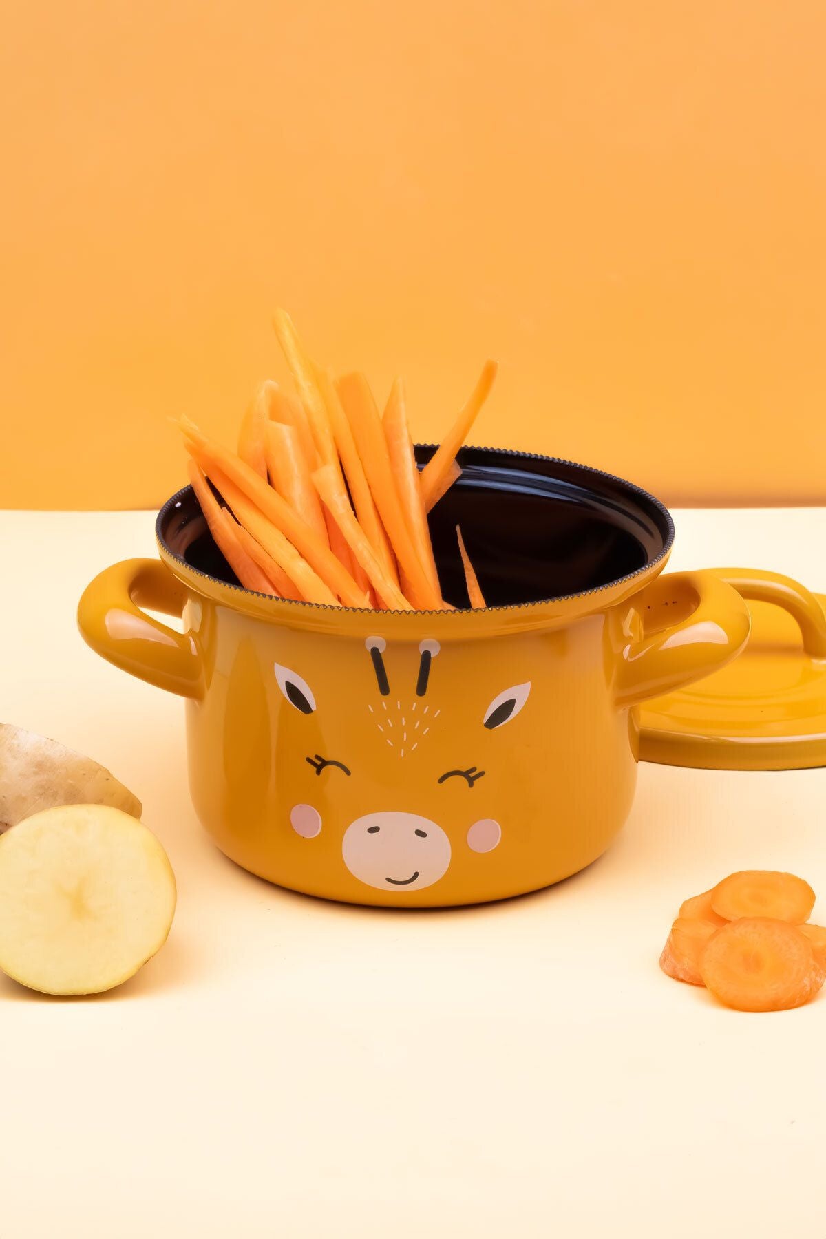 Little Giraffe Emaye Mini Bebek Tenceresi 12cm (850 ML)