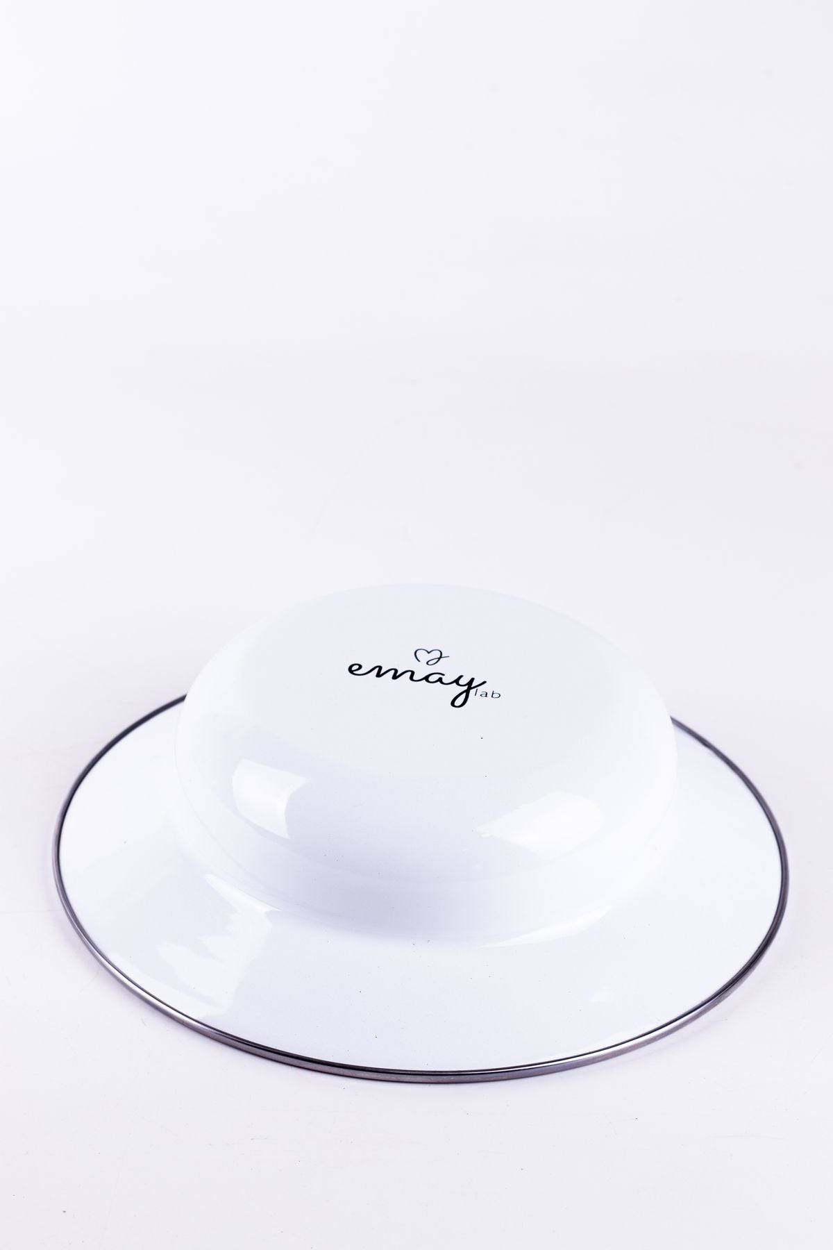Love Emaye Çukur Makarna ve Salata Tabağı 24cm
