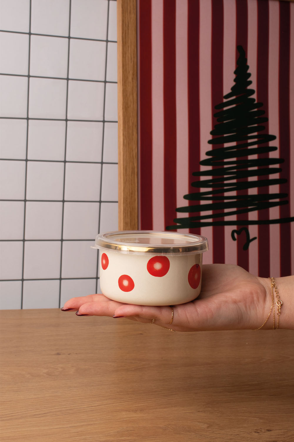 Merry Emaye 4’lü Kapaklı Kase Çerezlik, Kahvaltılık, Reçellik, Zeytinlik, Sunumluk Seti 8cm 200 ml