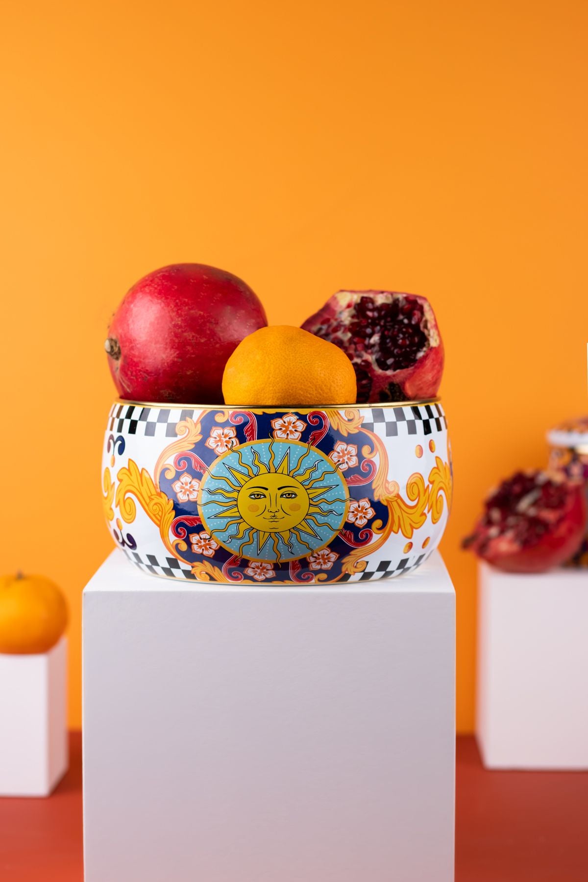 Mısharu Dekoratif Emaye Salata Ve Sunum Kasesi