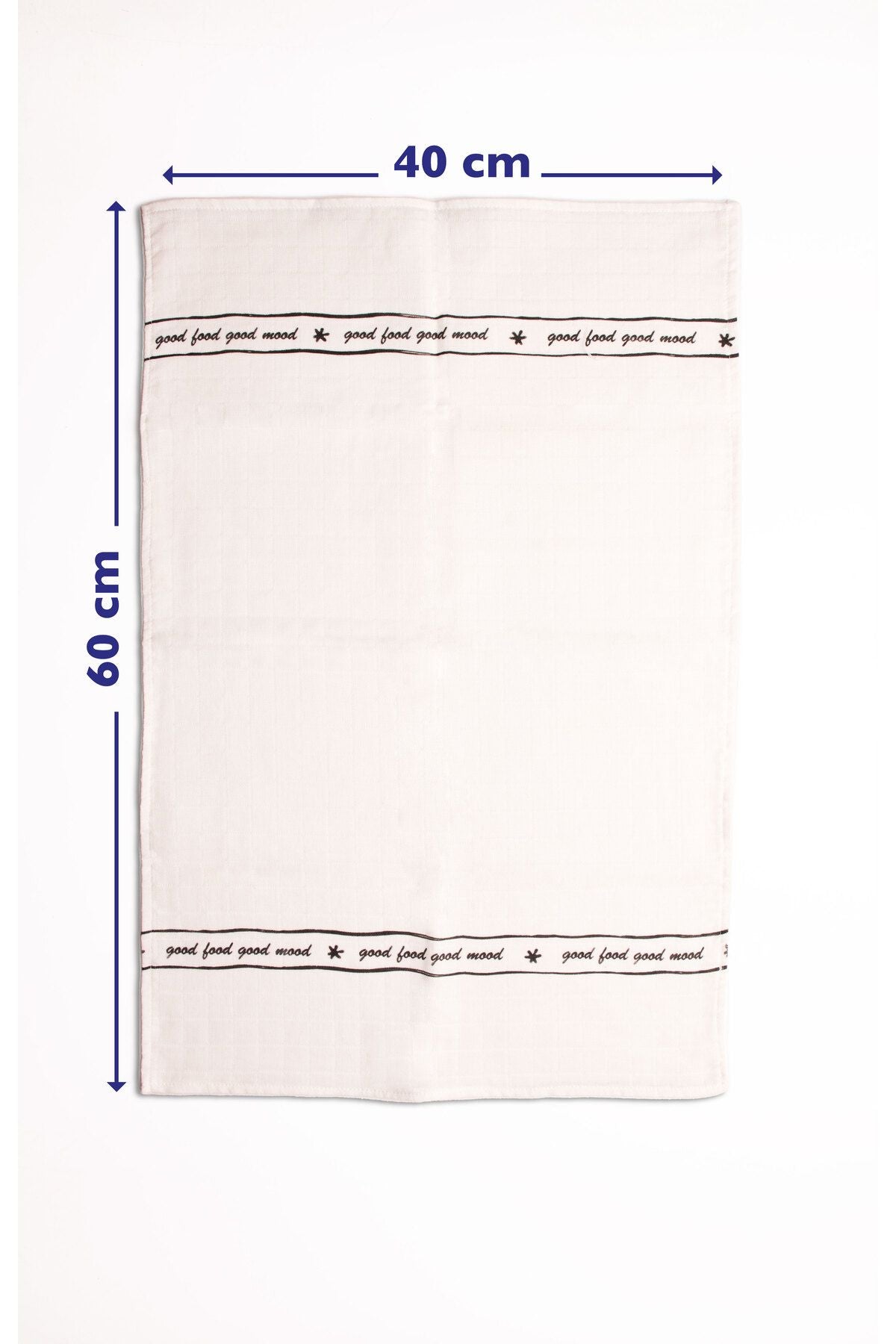 Mood Desenli %100 Müslin -pamuk Mutfak Bezi Kurulama Bezi Ve Bebek Omuz Bezi (3'LÜ SET)