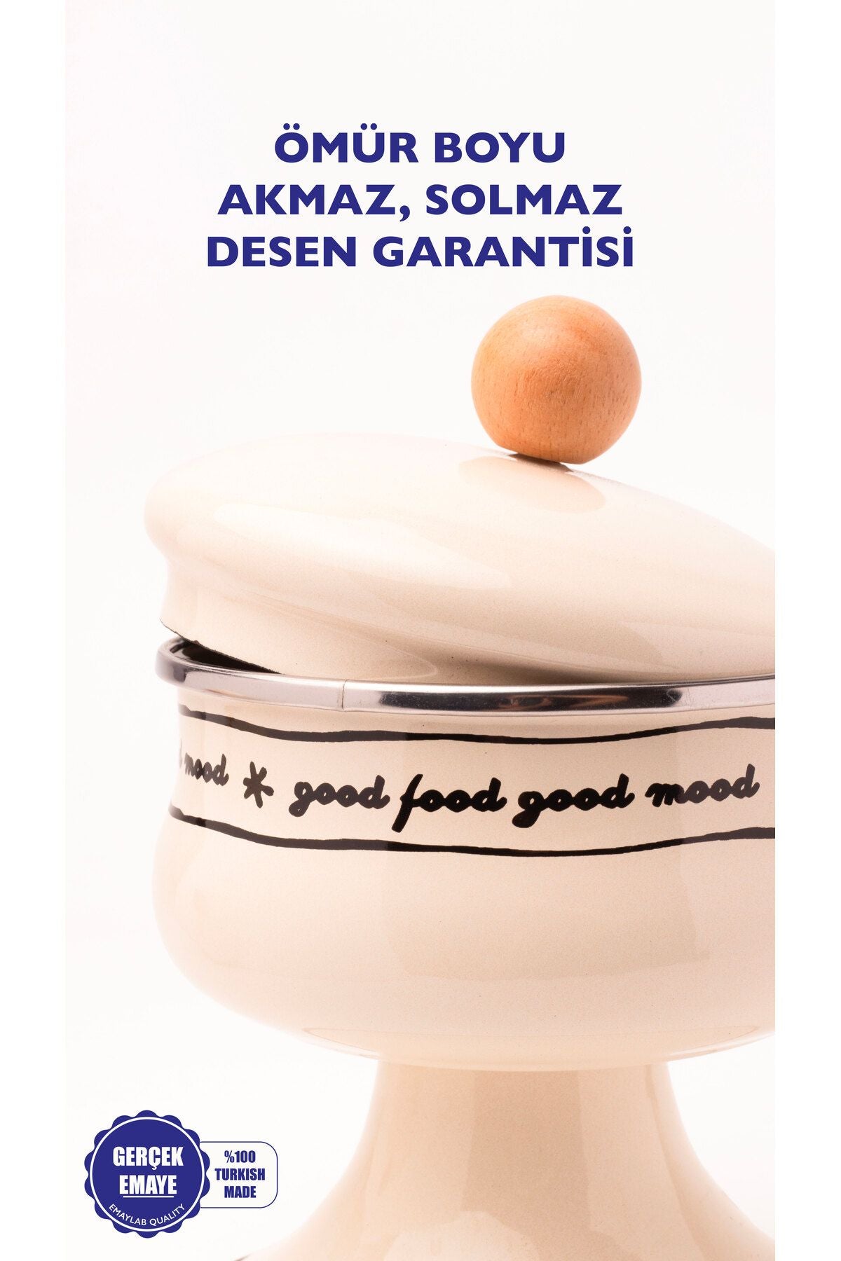 Mood Emaye Orta Boy Şekerlik