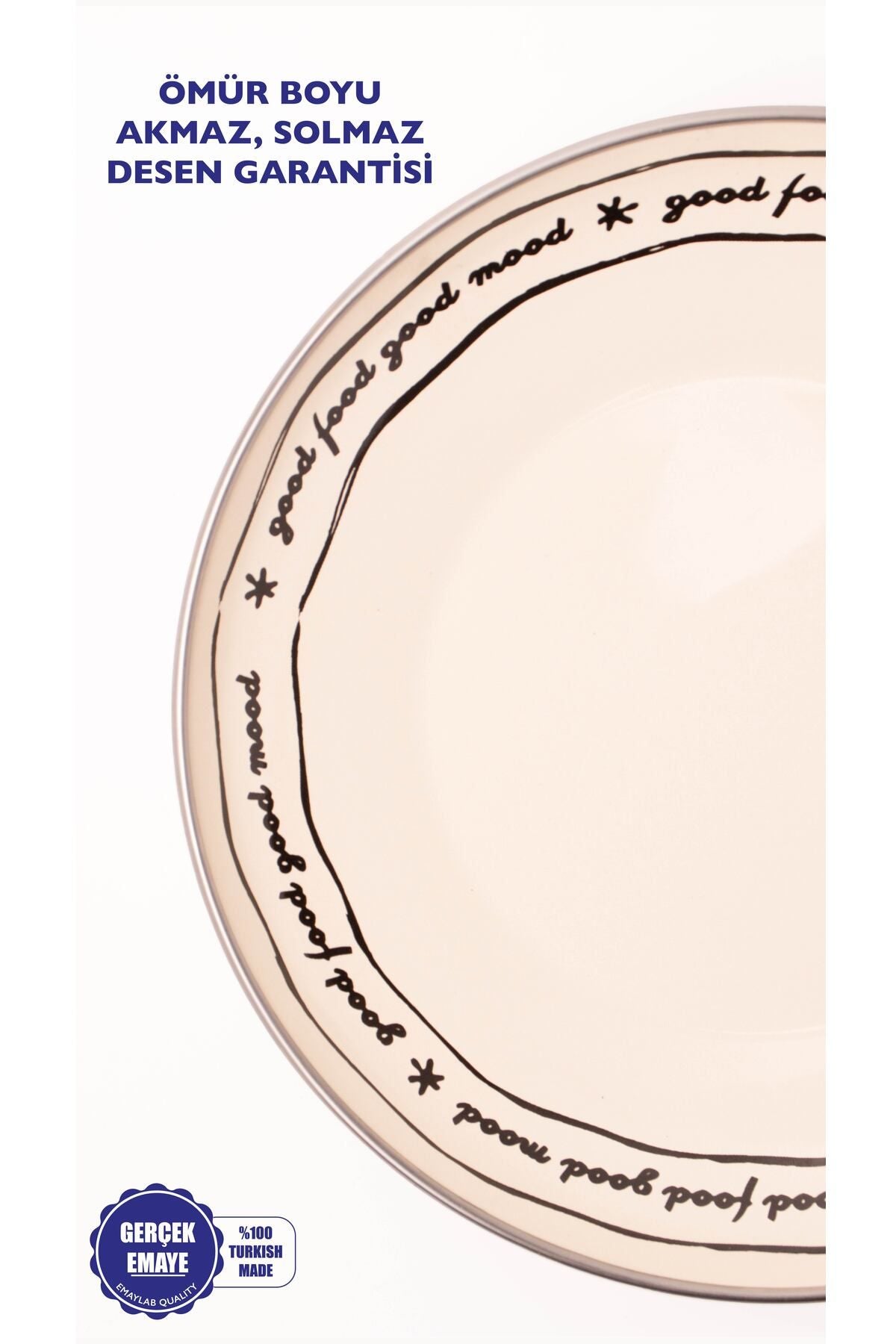 Mood Emaye Pasta/sunum Tabağı 21 Cm