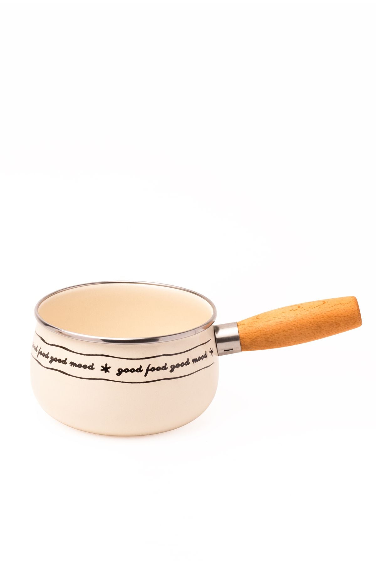 Mood Emaye Sos/sütlük/yumurta Tavası 1,3 Litre - 16 Cm (İNDÜKSİYON DAHİL TÜM OCAKLARA UYGUN)