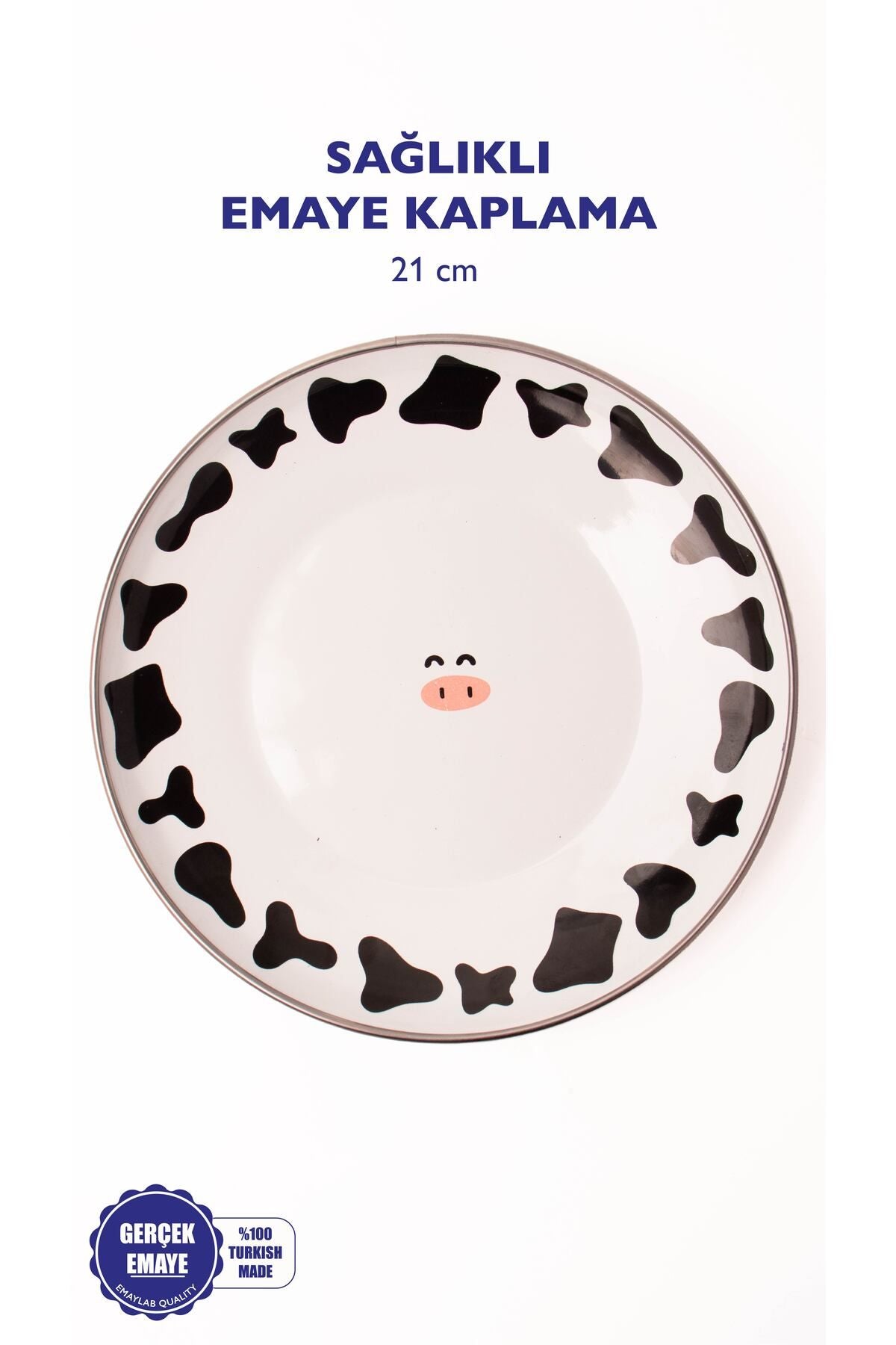Mötilda Emaye Pasta/sunum Tabağı 21cm