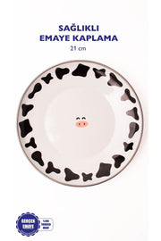 Mötilda Emaye Pasta/sunum Tabağı 21cm