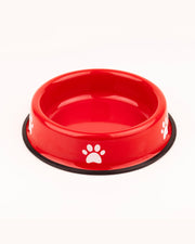 Emaye Kedi Köpek Mama ve Su Kabı Pati Desen