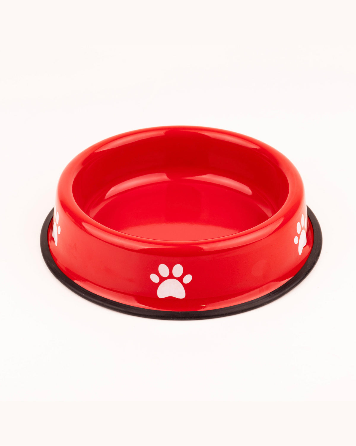 Emaye Kedi Köpek Mama ve Su Kabı Pati Desen