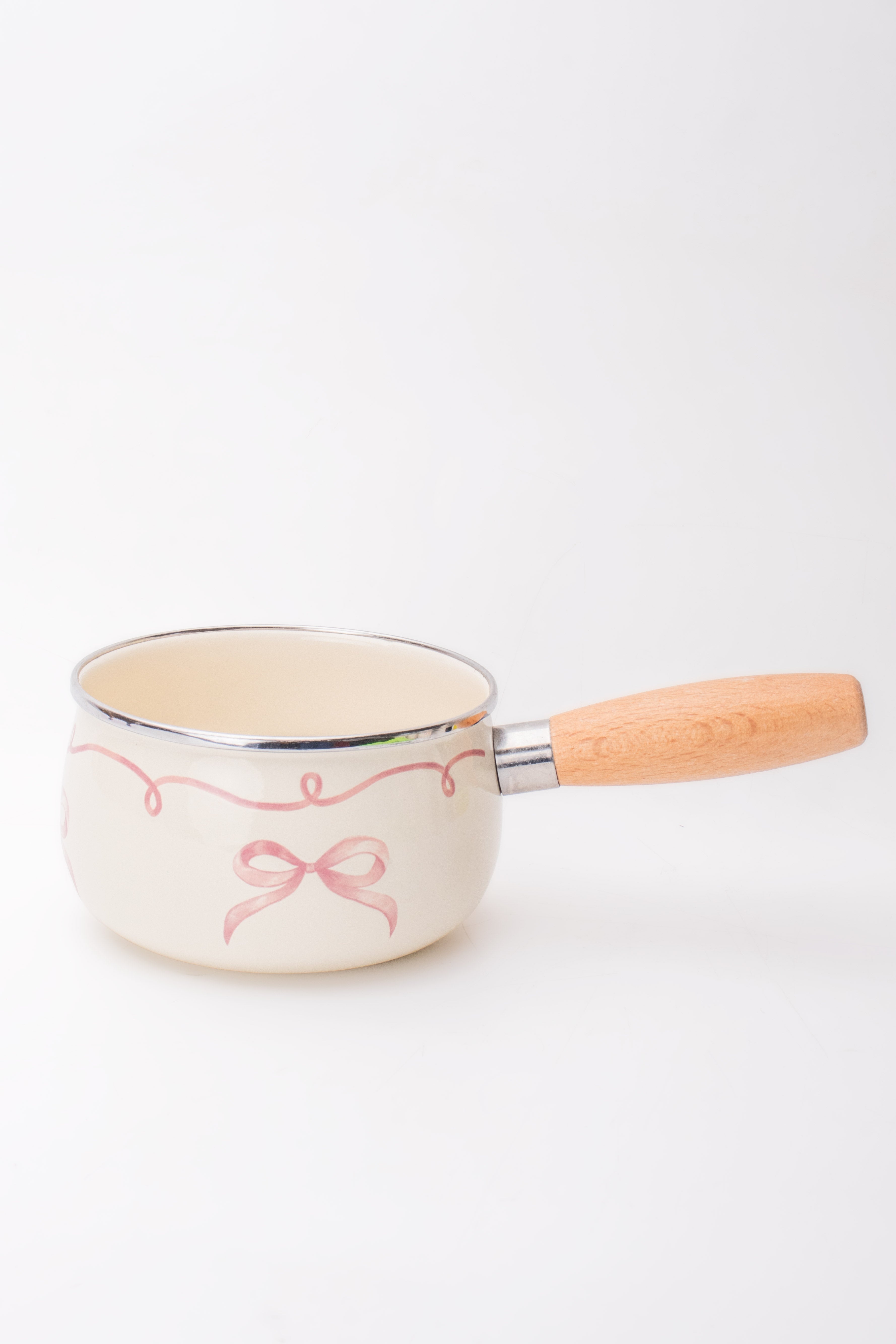 Rebel Bow Kurdele Desenli Emaye Sos Tavası (1,3 Litre)