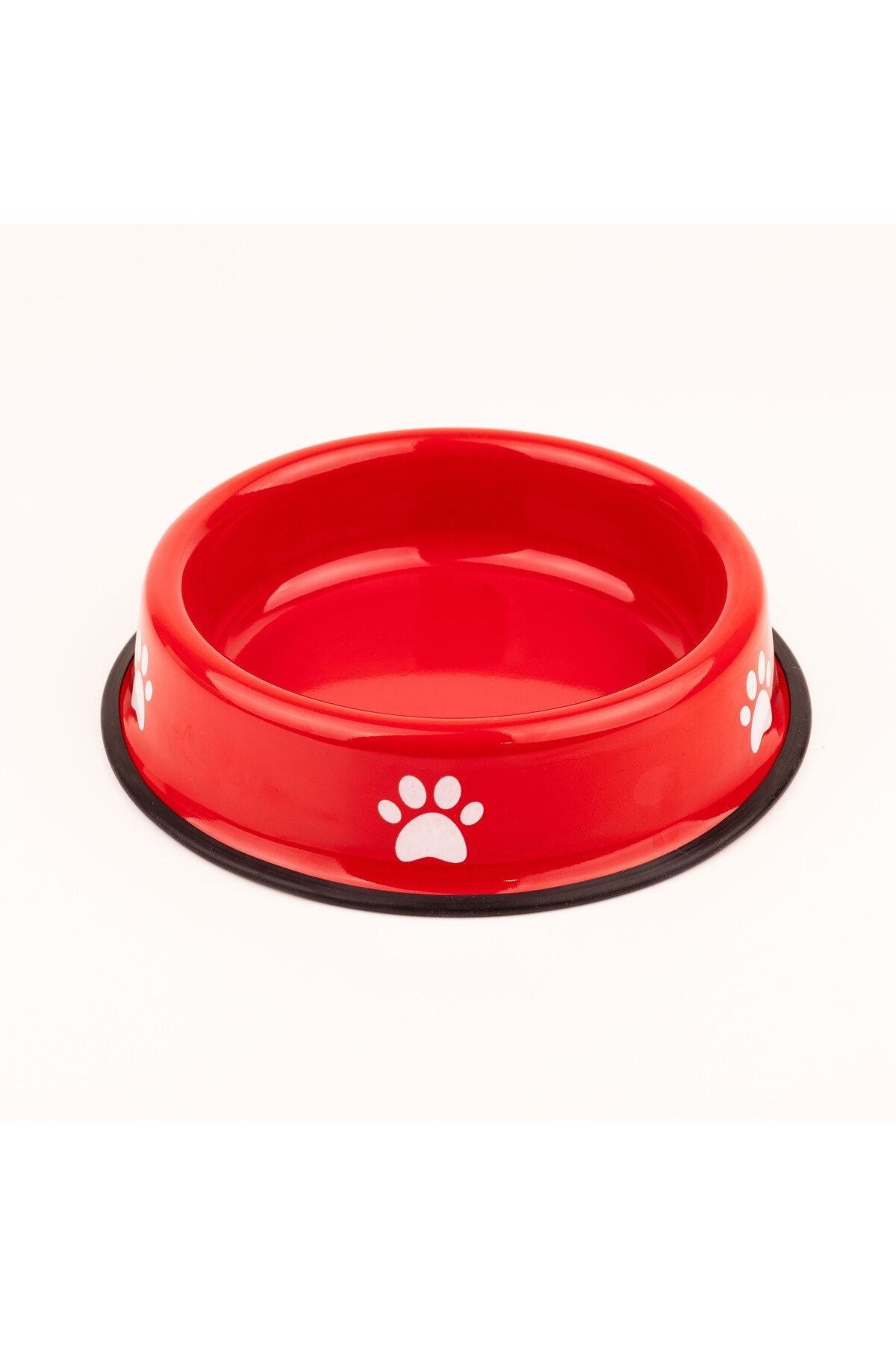 Emaye Kedi Köpek Mama ve Su Kabı Pati Desen