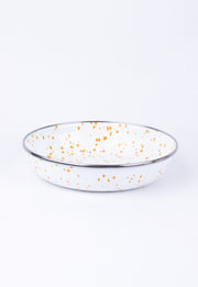 EMAYlab Speckles Bowl Tabağı - Bowl Kase - Salata Kasesi - Sunum Kasesi 21cm
