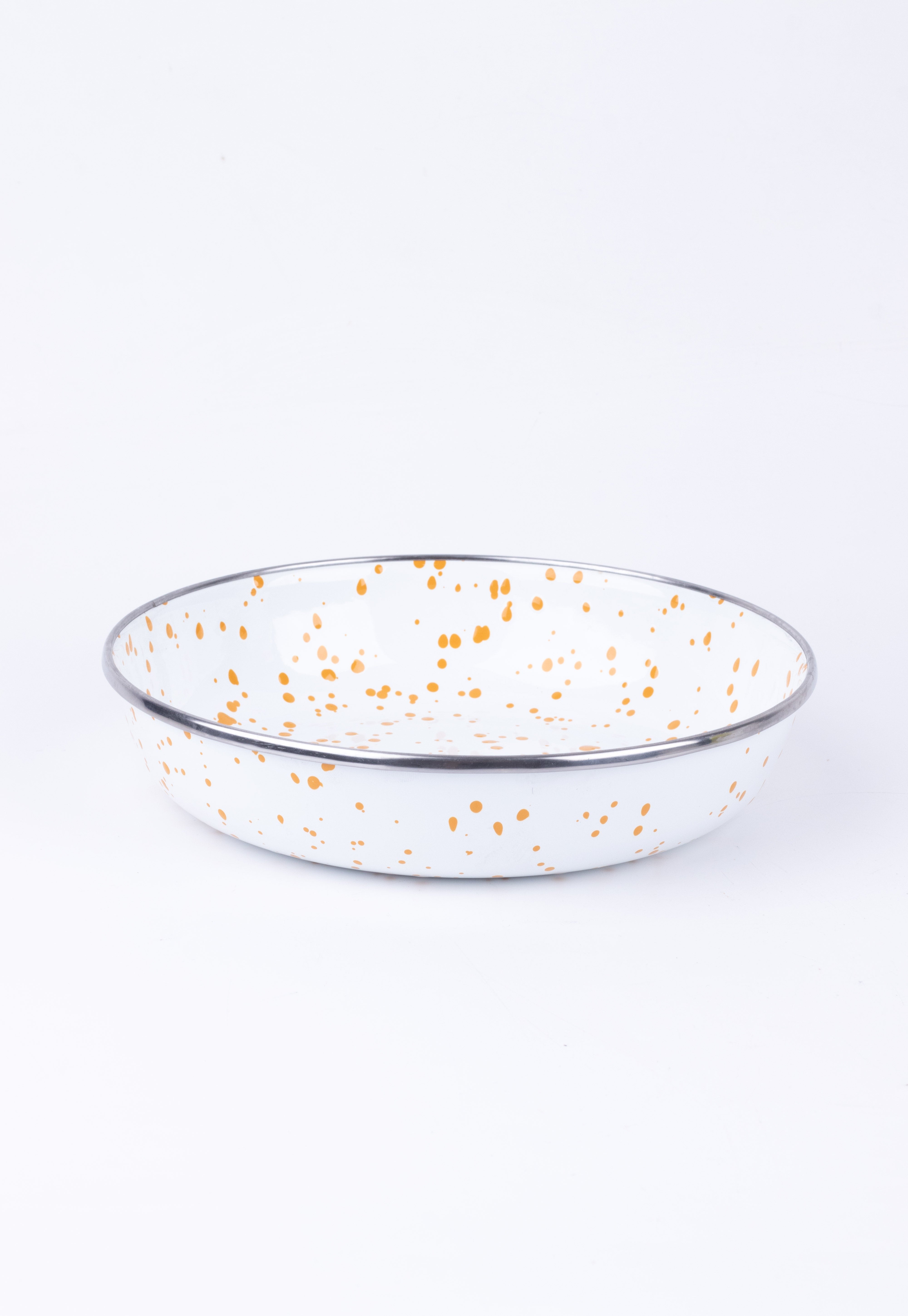 EMAYlab Speckles Bowl Tabağı - Bowl Kase - Salata Kasesi - Sunum Kasesi 21cm