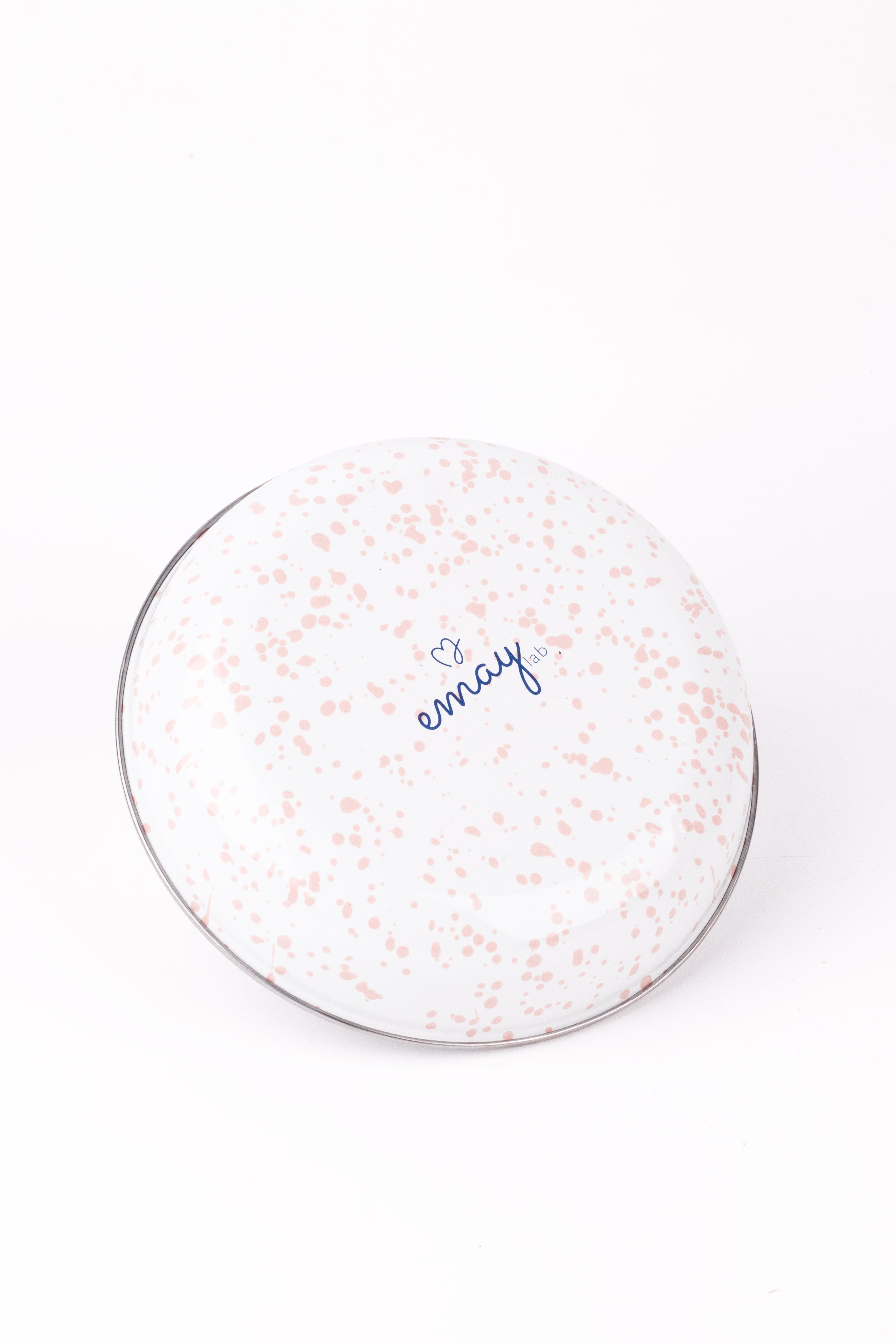 EMAYlab Speckles Bowl Tabağı - Bowl Kase - Salata Kasesi - Sunum Kasesi 21cm