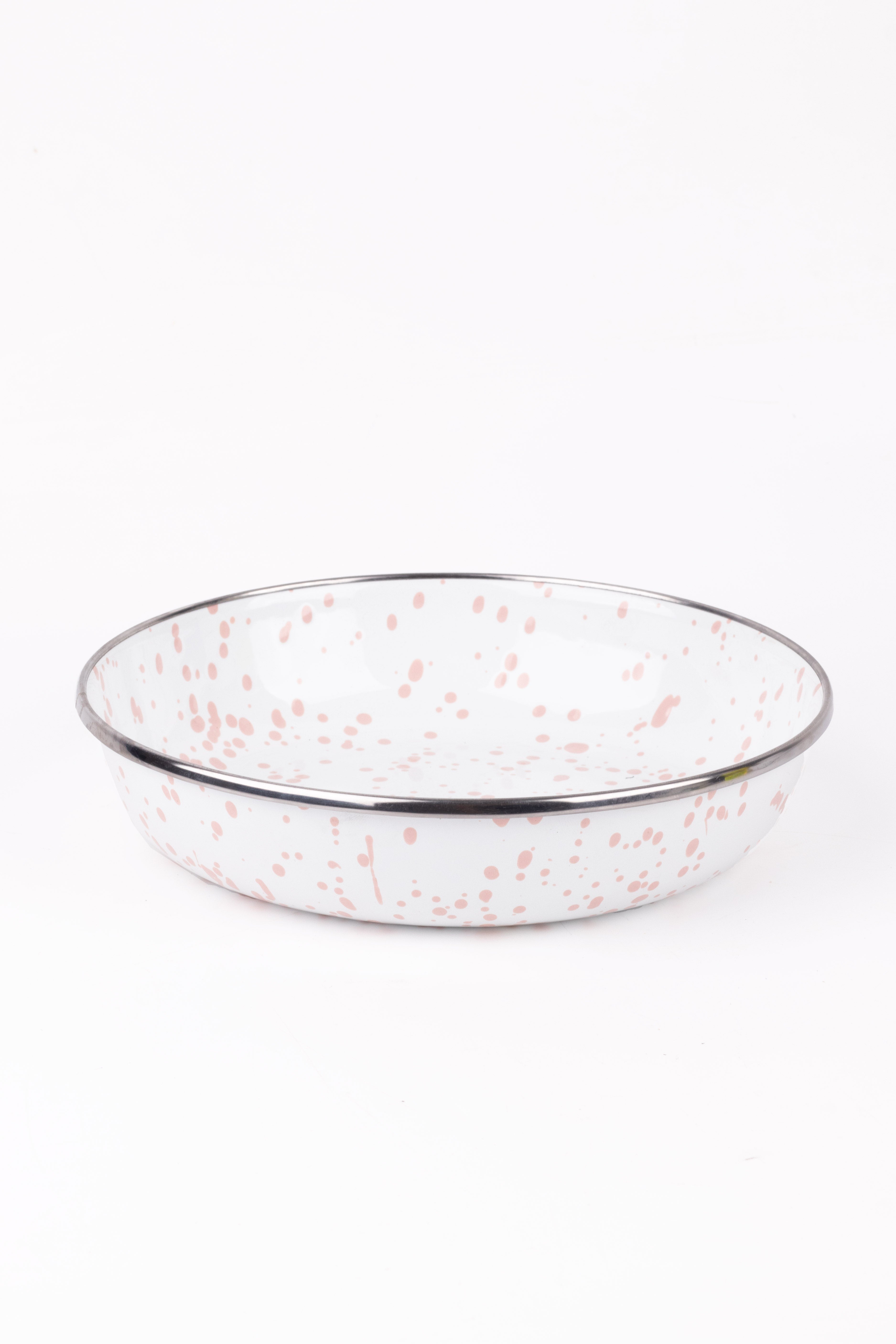EMAYlab Speckles Bowl Tabağı - Bowl Kase - Salata Kasesi - Sunum Kasesi 21cm