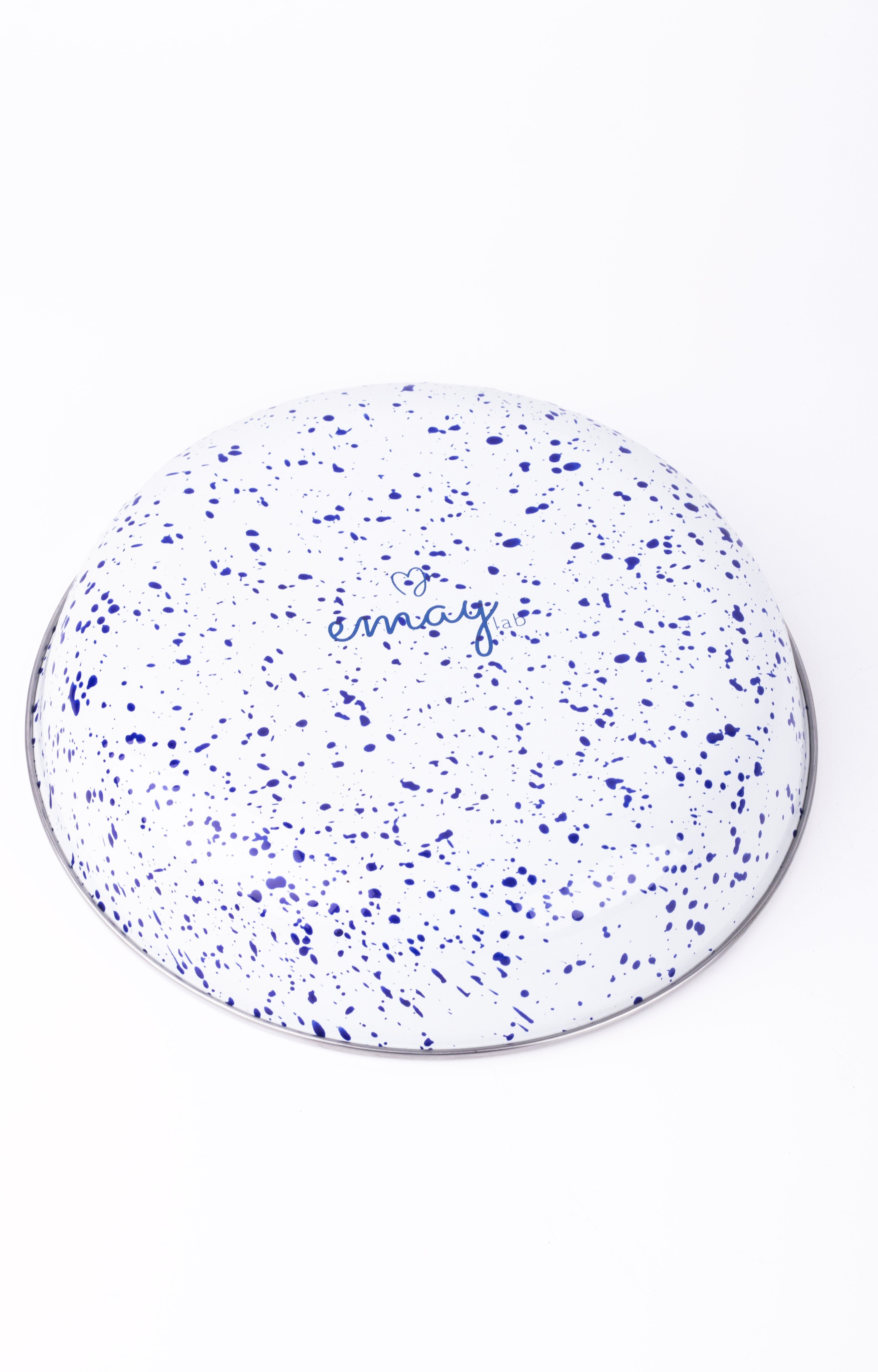EMAYlab Speckles Bowl Tabağı - Bowl Kase - Salata Kasesi - Sunum Kasesi 21cm