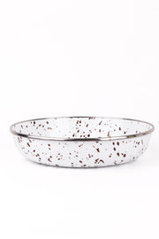 EMAYlab Speckles Bowl Tabağı - Bowl Kase - Salata Kasesi - Sunum Kasesi 21cm