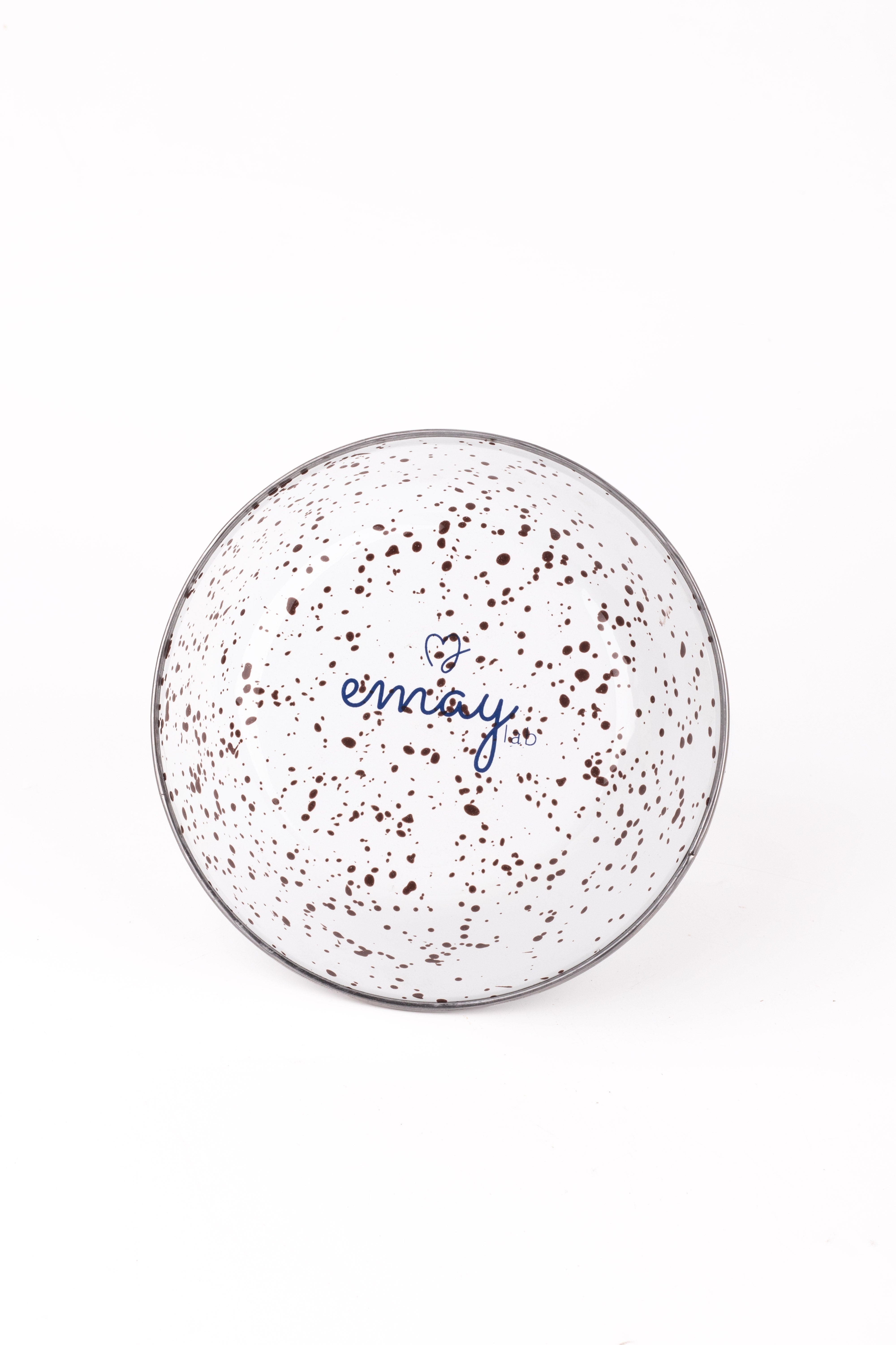 EMAYlab Speckles -Çorba Kasesi Çukur Tabak 15cm