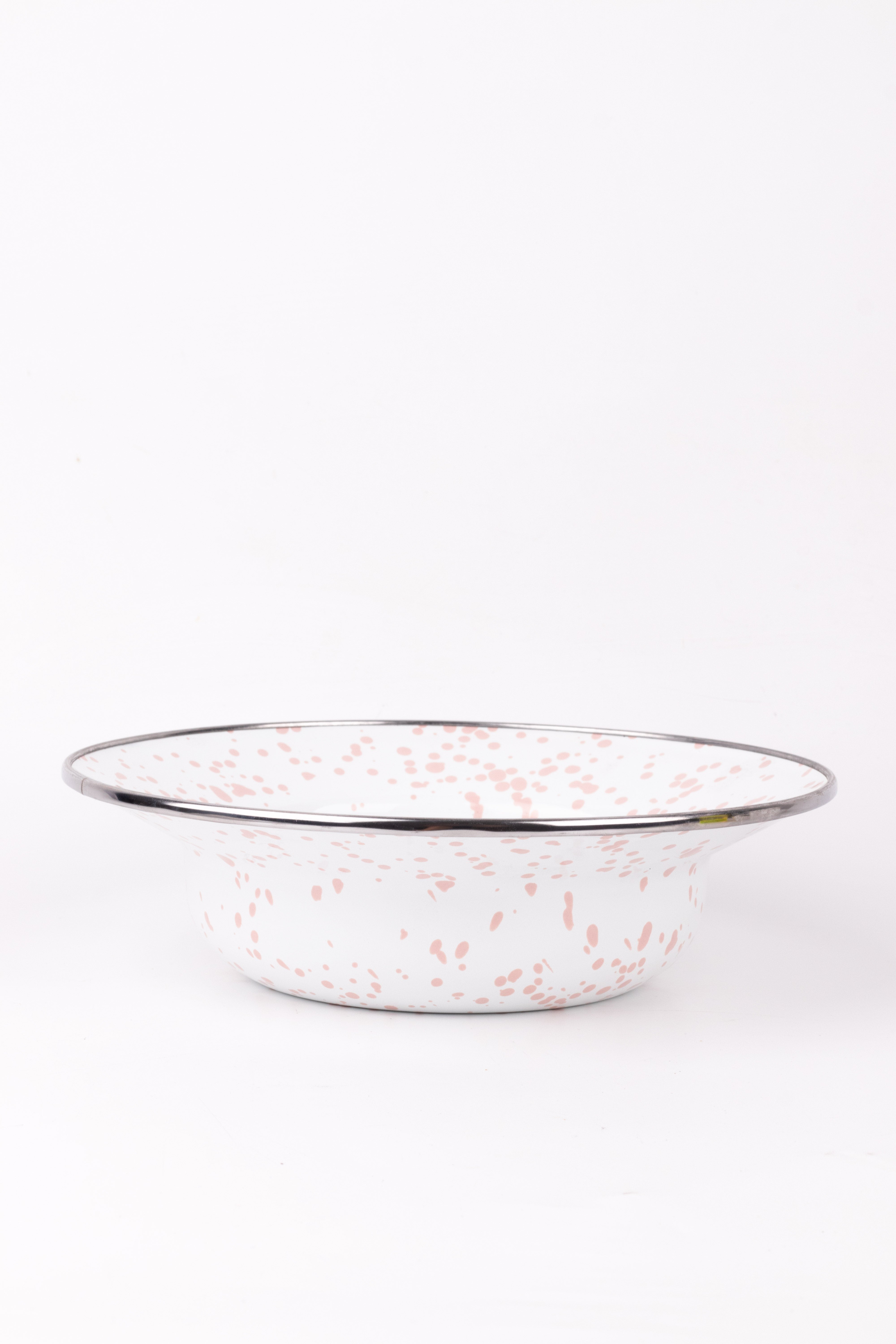 EMAYlab Speckles Çukur Makarna ve Salata Tabağı 24cm