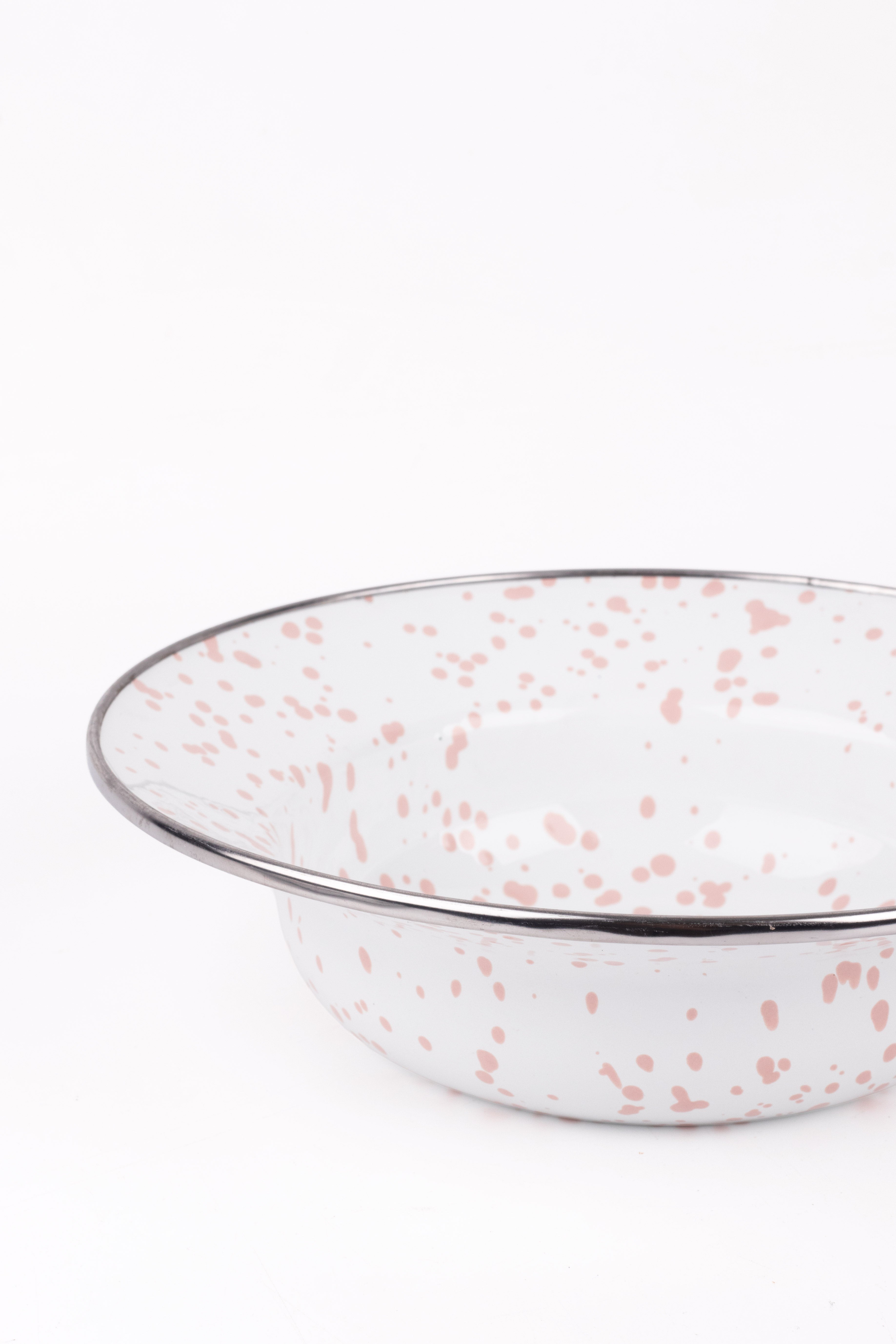 EMAYlab Speckles Çukur Makarna ve Salata Tabağı 24cm