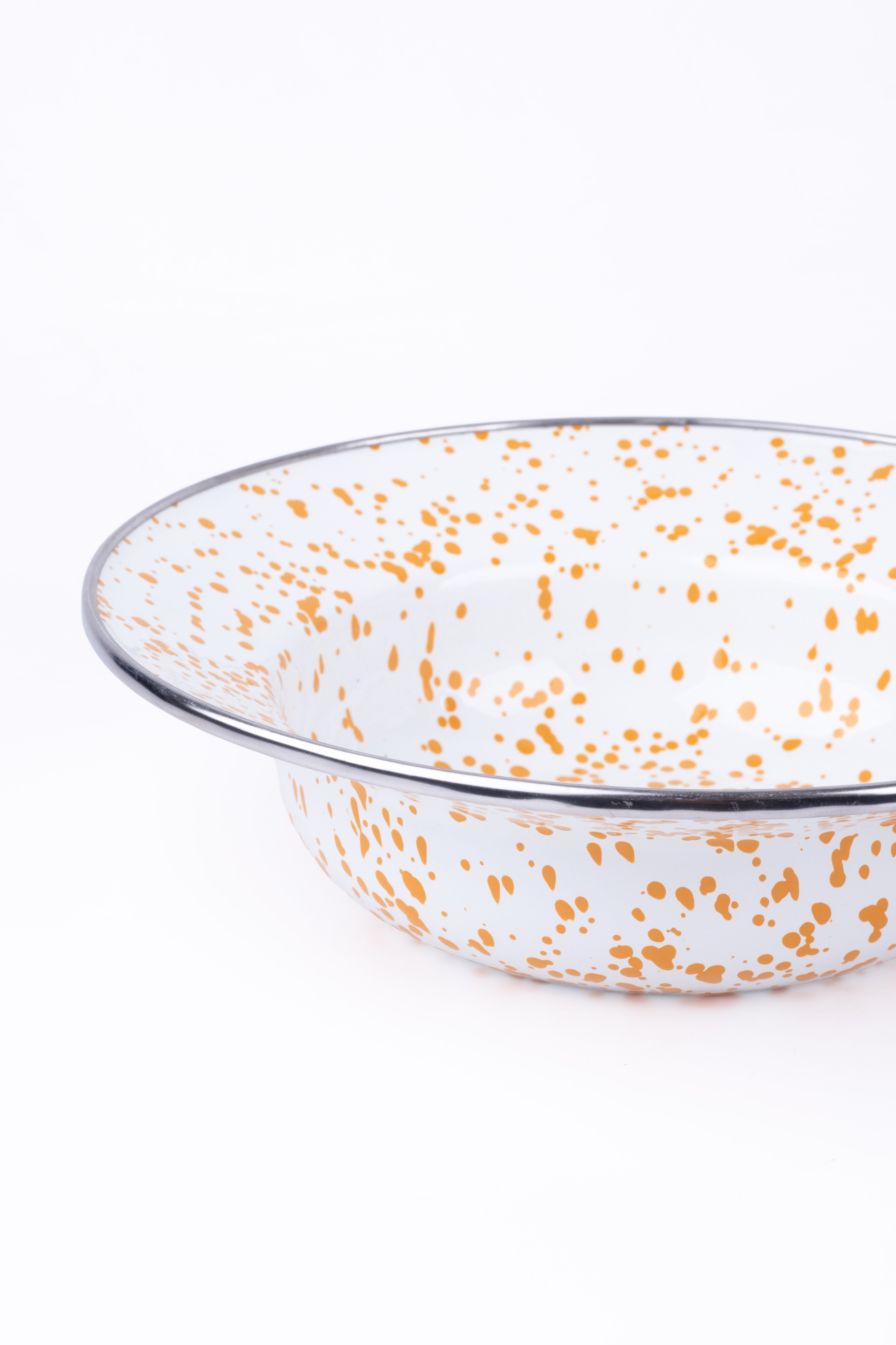 EMAYlab Speckles Çukur Makarna ve Salata Tabağı 24cm