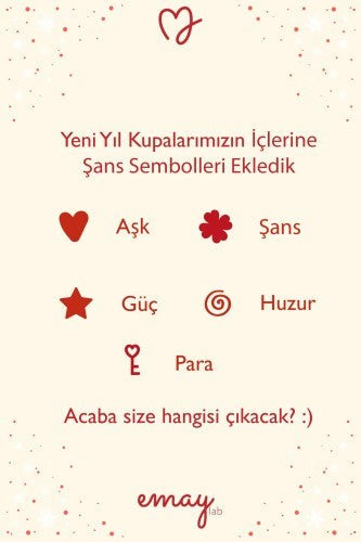 Merry Ginger Yılbaşı Temalı Emaye Kupa