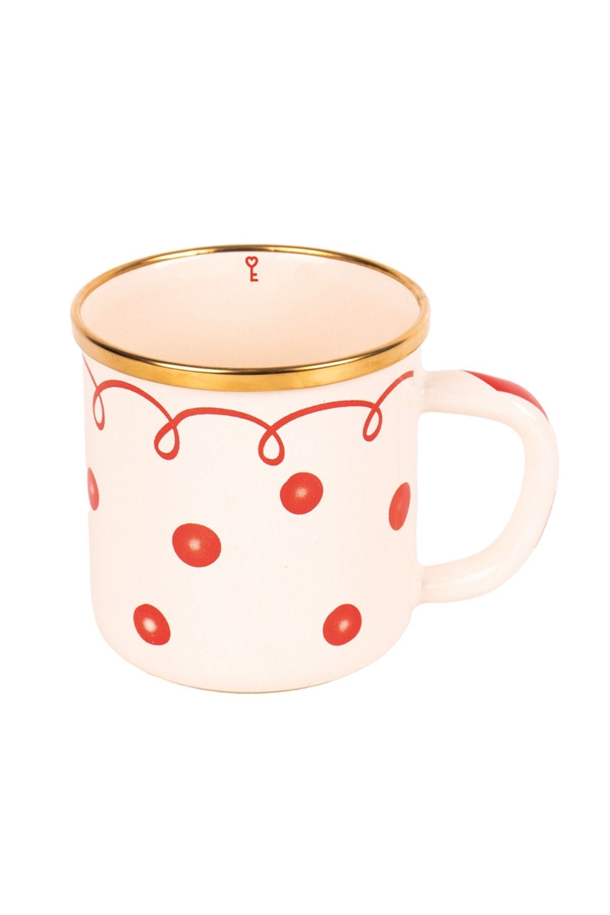Merry Dots Yılbaşı Temalı Emaye Kupa