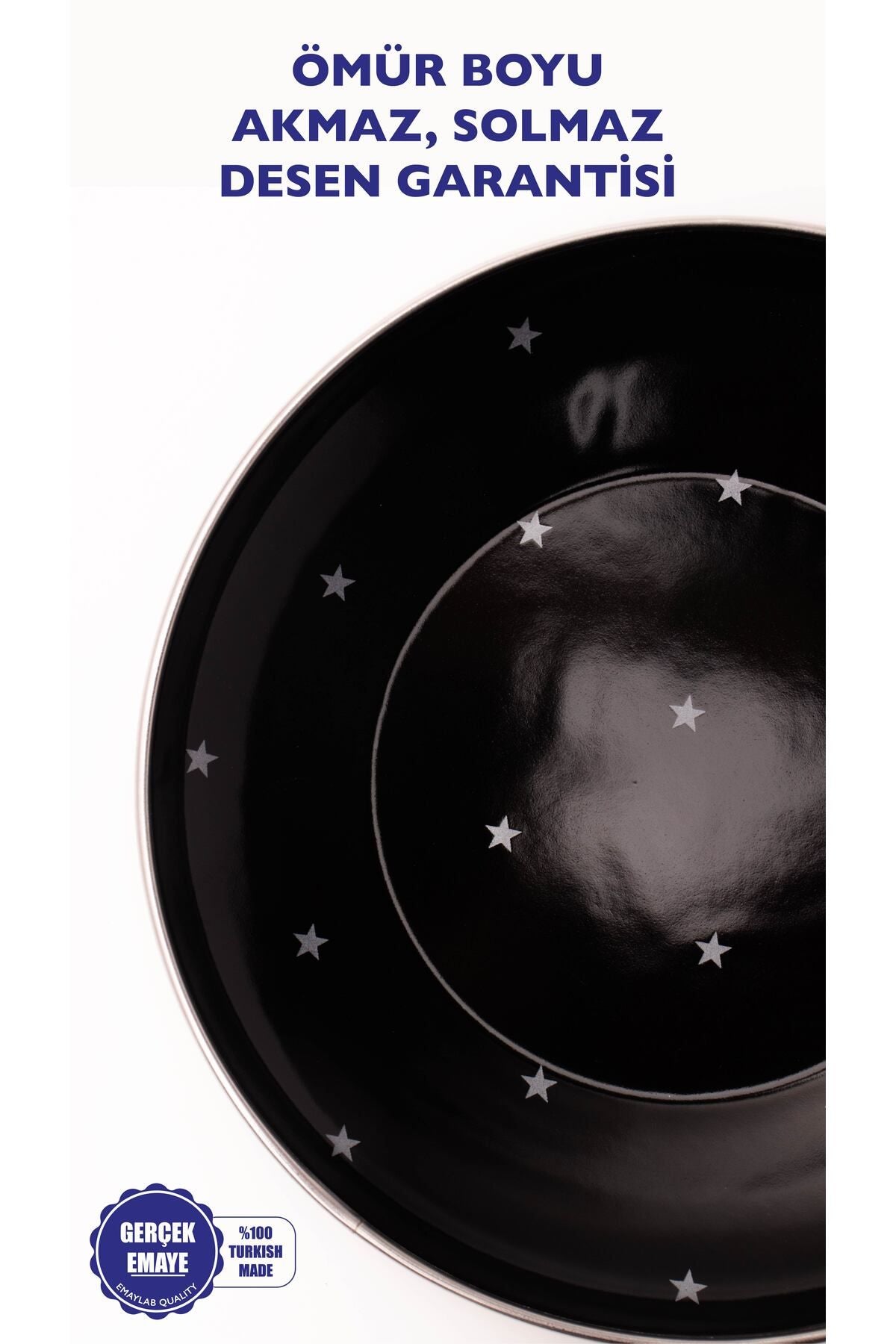 Star Emaye Pasta/sunum Tabağı 21cm