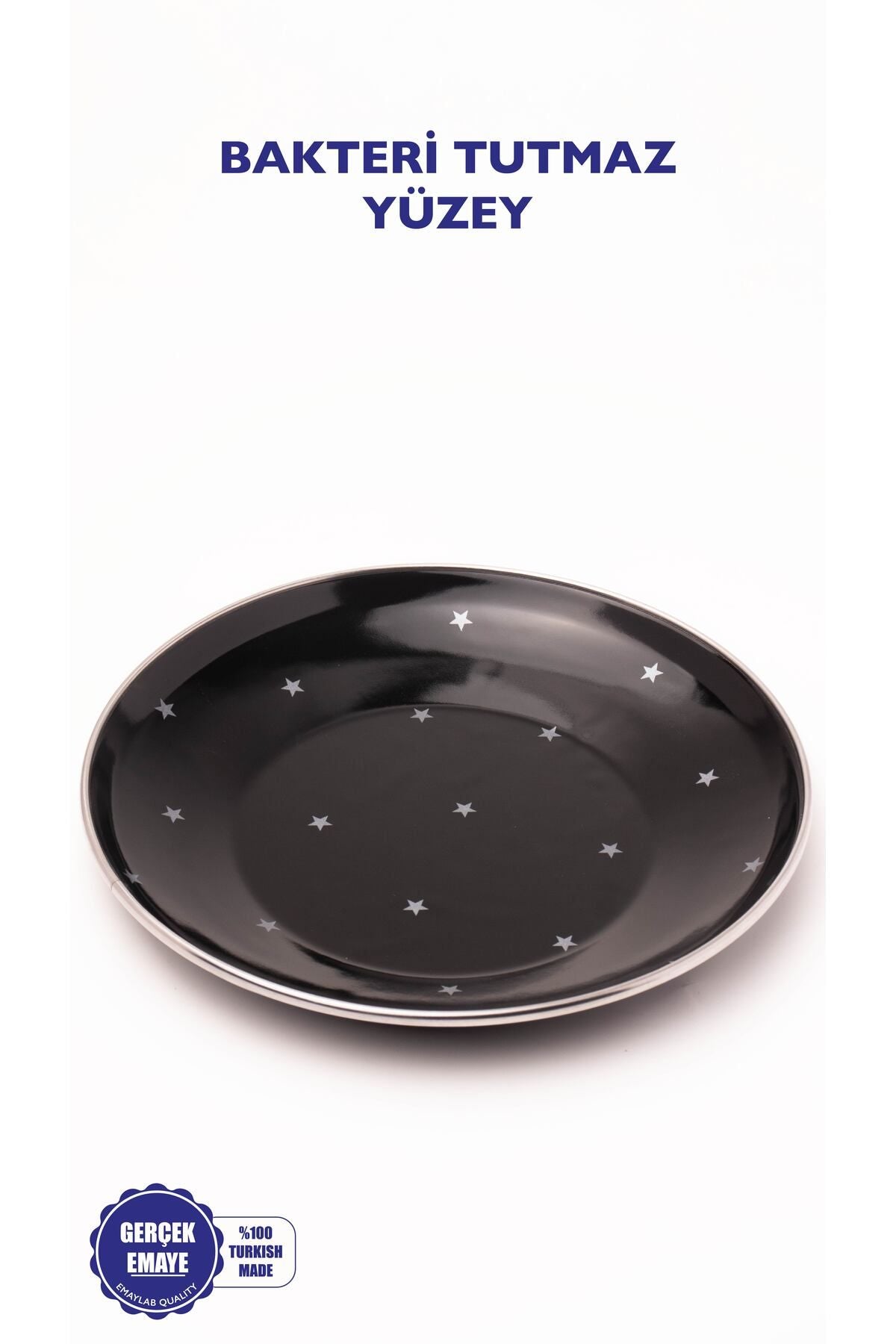 Star Emaye Pasta/sunum Tabağı 21cm