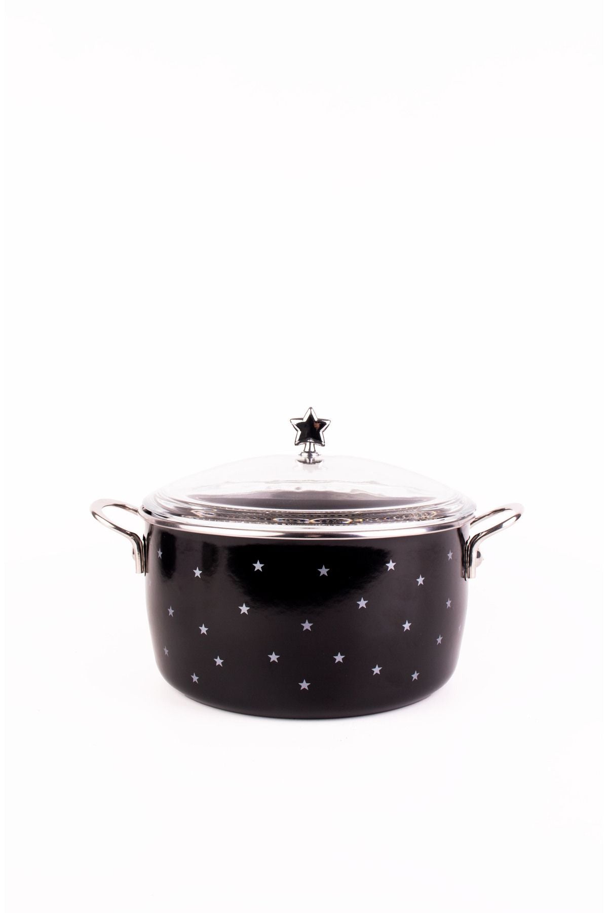 Star Emaye Yıldız Desenli Fritöz/kızartma Tenceresi (24CM-4LİTRE)