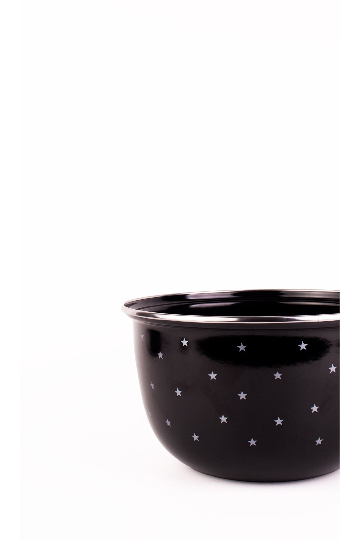 Star Emaye Yıldız Desenli Karıştırma Kabı 24cm - 4lt (OCAKTA-FIRINDA KULLANILABİLİR)
