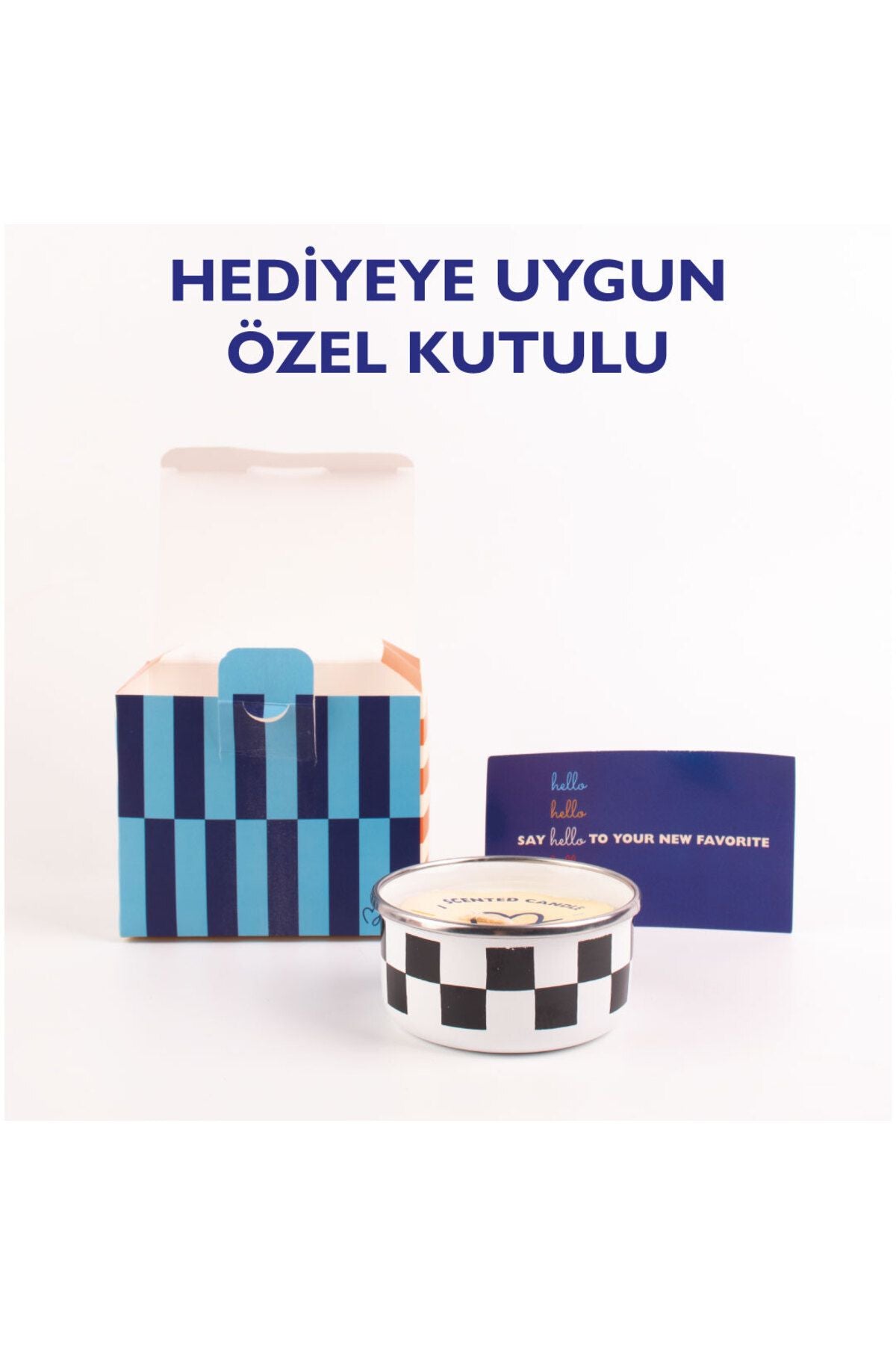 Startouch - Emaye Kapta Soy Wax Mum (Çiçekçi ve Baharat Notalı 150 ml)