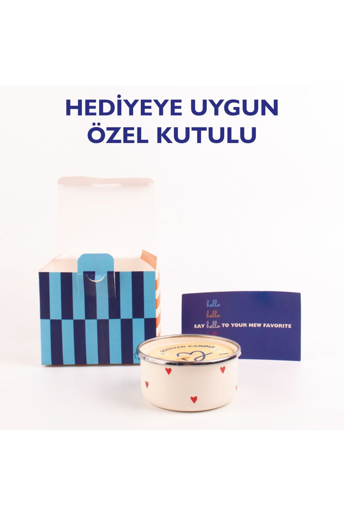 Vanilya Dream, Emaye Kapta Soy Wax Mum (Vanilya Kokulu-150 ml)