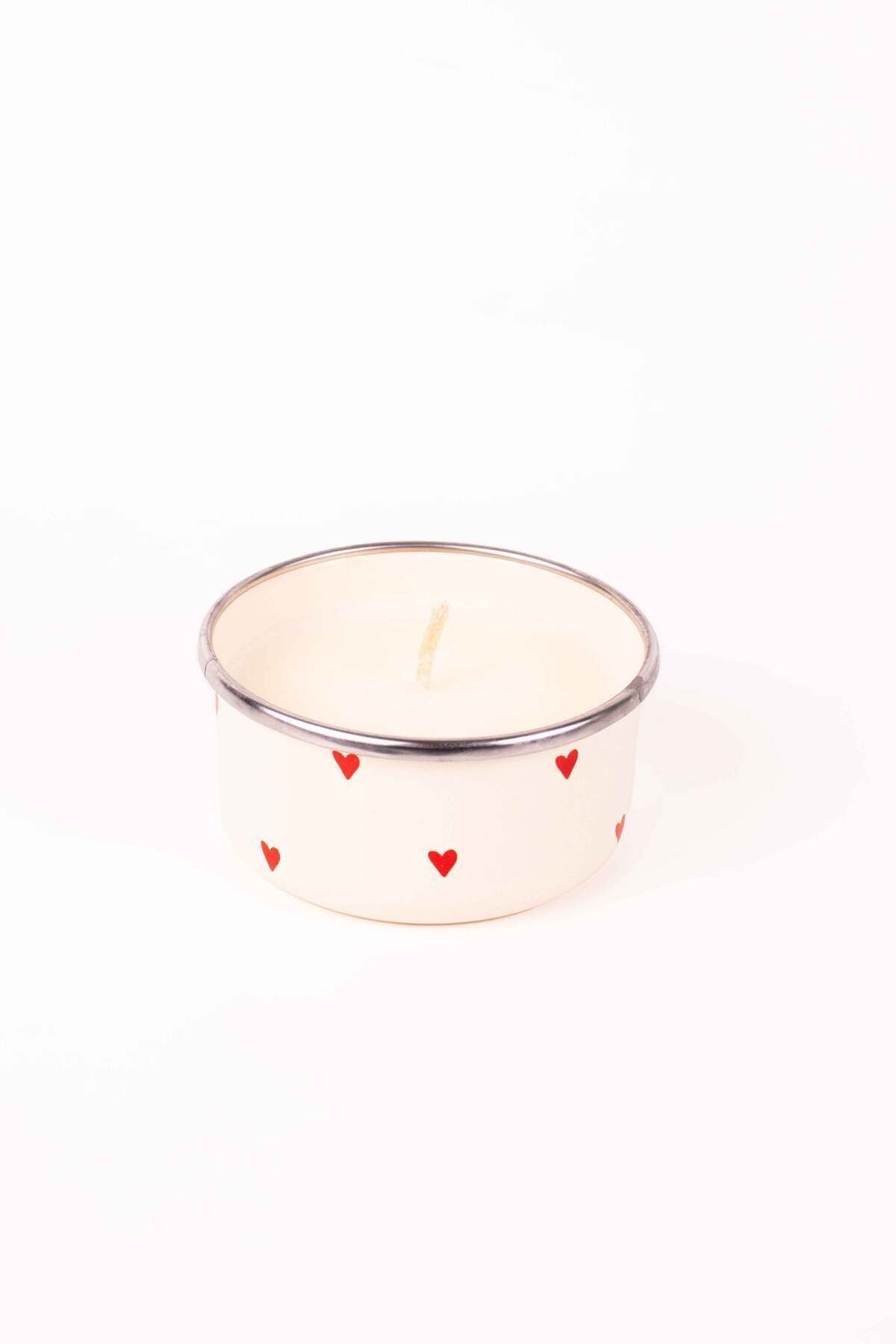 Vanilya Dream, Emaye Kapta Soy Wax Mum (Vanilya Kokulu-150 ml)